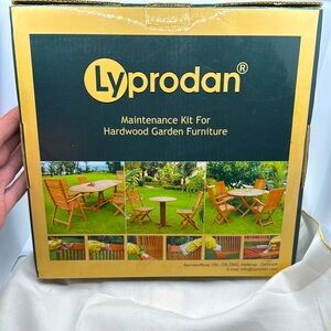 Brand New Lyprodan Maintenance Kit For Hardwood Garden Furniture